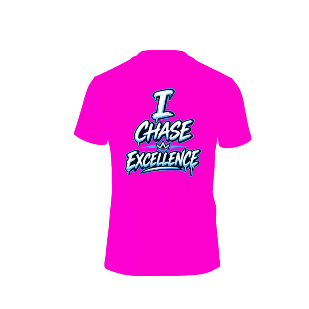 Back of the pink Team ICE Cubie tee