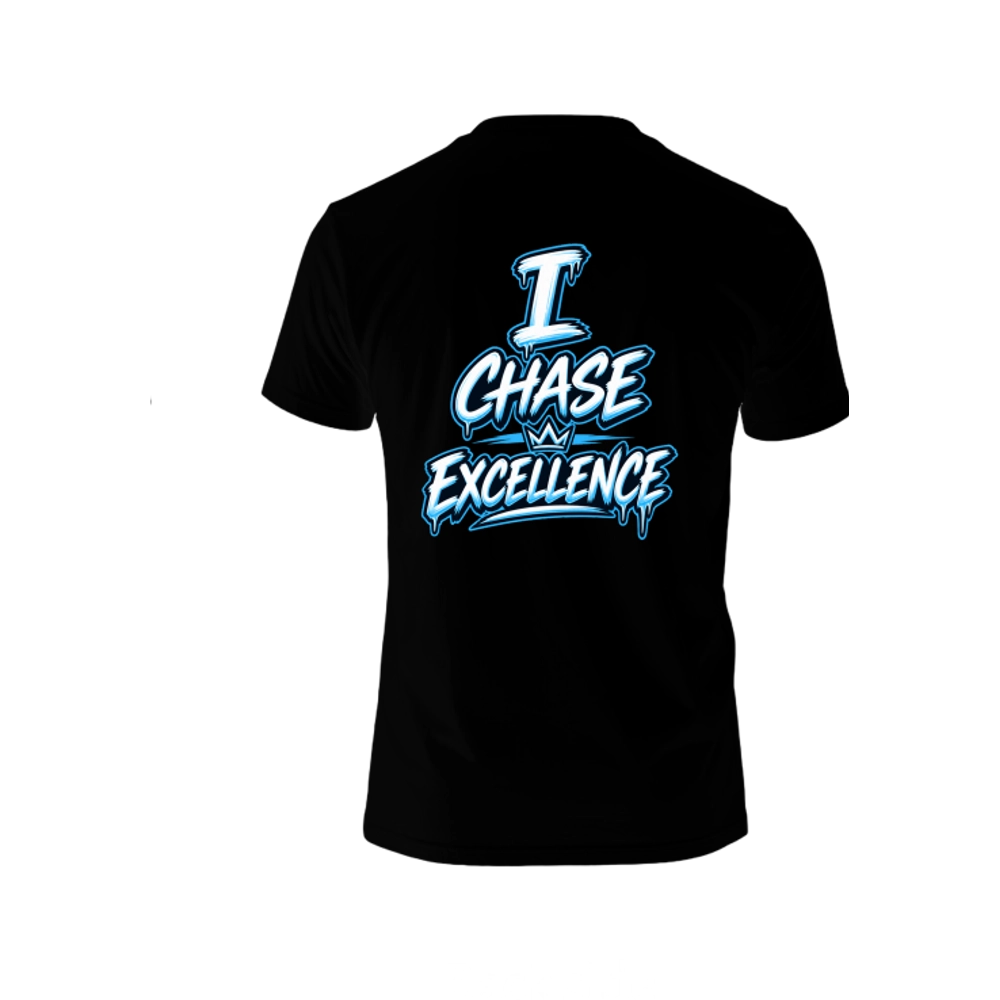 Back of the black Team ICE Cubie tee